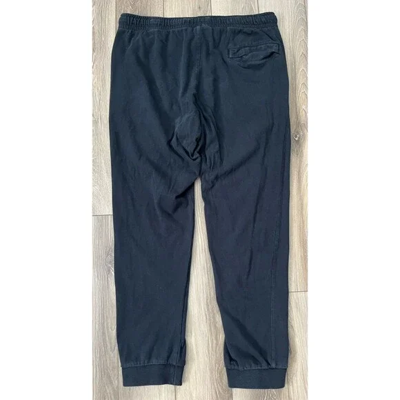 Nike Black Athletic Jogger Sweatpants Mens Sz Large 100% Cotton - Picture 6 of 9